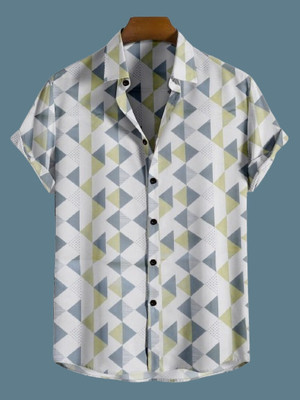 ALVIN ENTERPRISE Men Solid Casual Green Shirt