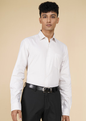 ARROW Men Solid Formal White Shirt