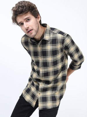 HIGHLANDER Men Checkered Casual Multicolor Shirt
