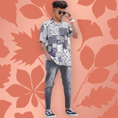 SHIVAY FASHIONS Men Printed Casual Multicolor Shirt
