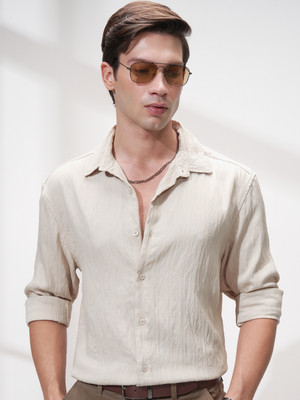 HIGHLANDER Men Striped Casual Multicolor Shirt