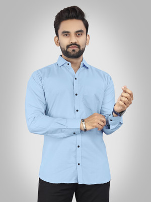 Refresh Men Solid Formal Beige Shirt