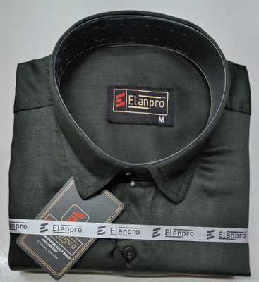 Arthz Fashion Men Washed, Solid Casual Dark Green Shirt