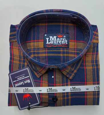 Ayansh Denix Men Solid Casual Brown Shirt