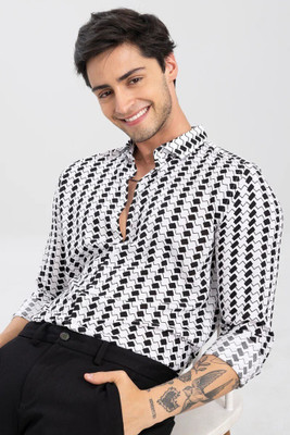 Bridon Creations Men Self Design Casual Multicolor Shirt