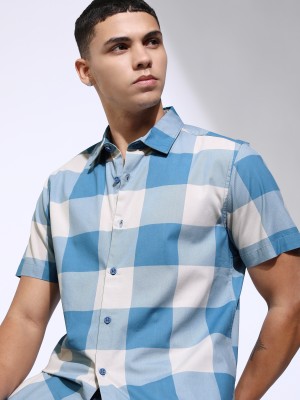 HIGHLANDER Men Checkered Casual Multicolor Shirt