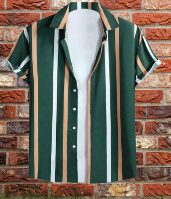 Radha Krishna Fashion Men Striped Casual Multicolor Shirt