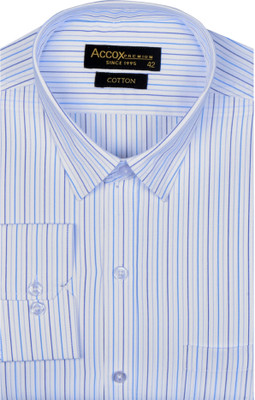 ACCOX Men Striped Formal Multicolor Shirt