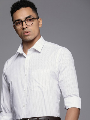 Raymond Men Printed Formal Purple Shirt