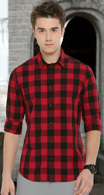 SHAH TEXTILES Men Checkered Casual Multicolor Shirt