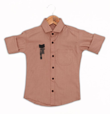 GADHIYA BOUTIQUE Boys Solid Casual Multicolor Shirt