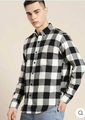 SHAH TEXTILES Men Checkered Casual Multicolor Shirt