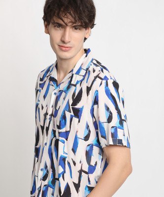 THE BEAR HOUSE Men Printed Casual Multicolor Shirt