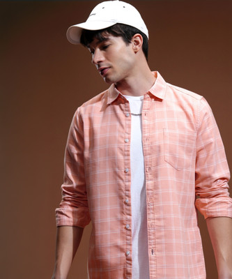 HIGHLANDER Men Checkered Casual Multicolor Shirt