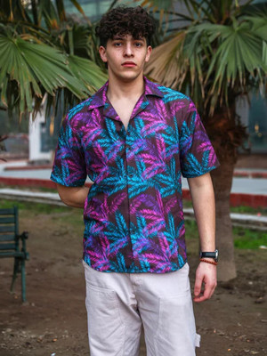 STOVESSY Men Printed Casual Multicolor Shirt