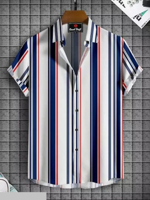 SHIVAY FAB Men Striped Casual Multicolor Shirt