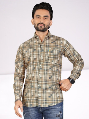 ISUEL FAB Men Checkered Casual Multicolor Shirt