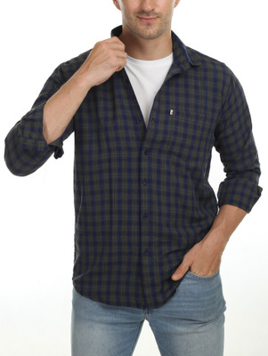 Marc Laurent Men Checkered Casual Multicolor Shirt