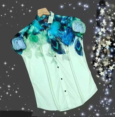 MUMIN Men Printed Casual Multicolor Shirt