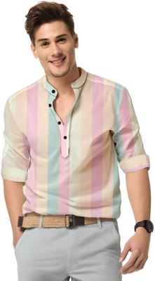 ALVIN ENTERPRISE Men Striped Party Multicolor Shirt