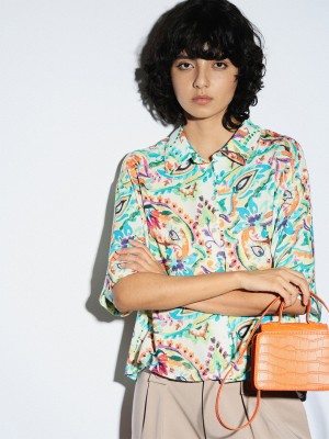 ONLY Women Printed Casual Multicolor Shirt