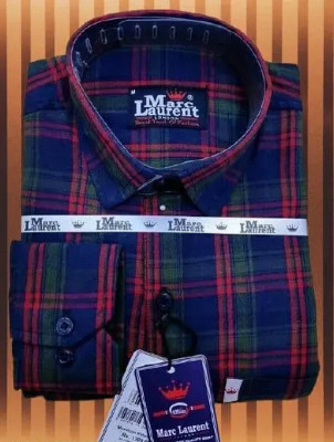 Marc Laurent Men Checkered Casual Multicolor Shirt