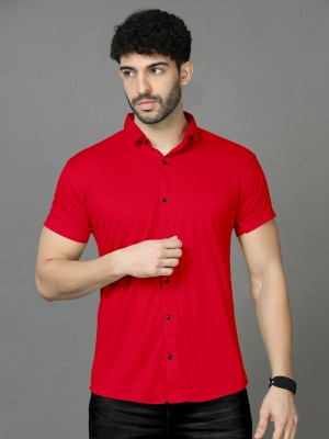 Sivansh Fashion Men Solid Casual Red Shirt