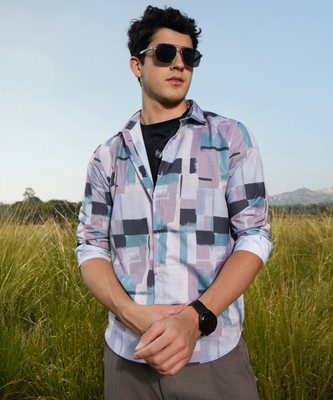 CAMPUS SUTRA Men Printed Casual Multicolor Shirt