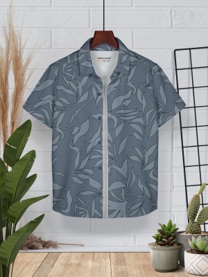 Hellcat Boys Printed Casual Grey Shirt