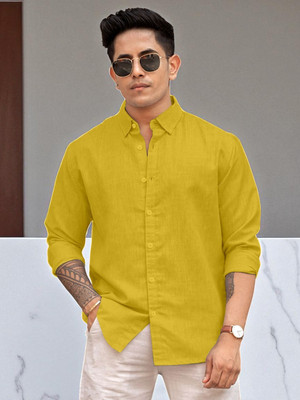 Yanthhi Men Solid Casual Multicolor Shirt