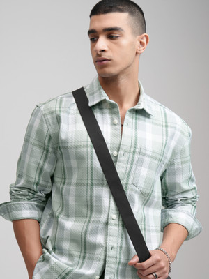 HIGHLANDER Men Checkered Casual Multicolor Shirt