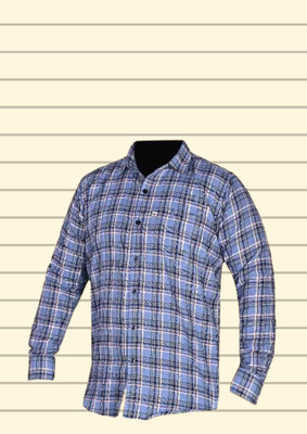 Arthz Fab Trend Men Striped Casual Blue Shirt