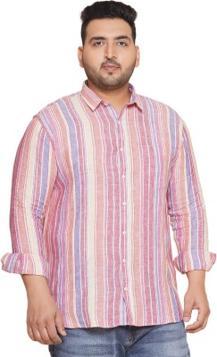 JOHN PRIDE Men Striped Casual Multicolor Shirt