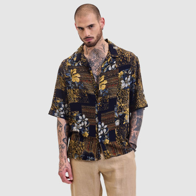 Snitch Men Floral Print Casual Multicolor Shirt