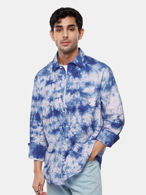 The Souled Store Men Dyed/Ombre Casual Multicolor Shirt