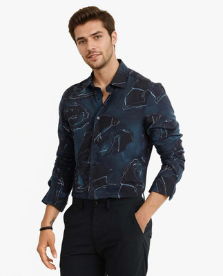 gurukrupa creation Men Printed Casual Multicolor Shirt