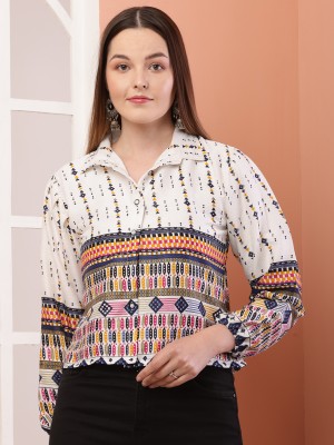 Maisa Women Printed Casual Multicolor Shirt