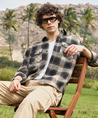 CAMPUS SUTRA Men Striped Casual Multicolor Shirt