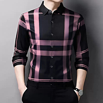 Varidashi Men Striped Casual Multicolor Shirt