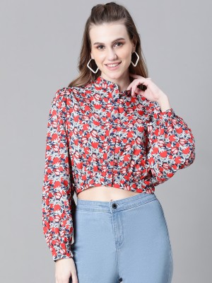 OXOLLOXO Women Printed Casual Multicolor Shirt