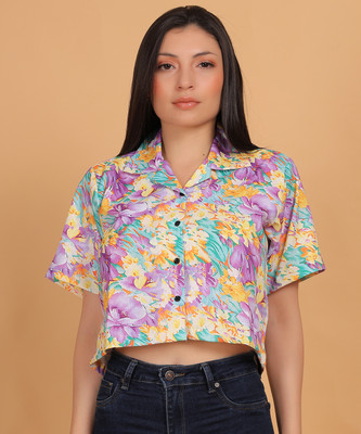 PRIMEFIELD Women Printed Casual Multicolor Shirt