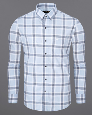 french crown Men Checkered Casual Multicolor Shirt