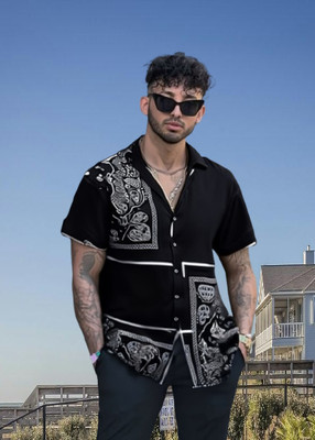 LEMZODIC Men Printed Casual Multicolor Shirt