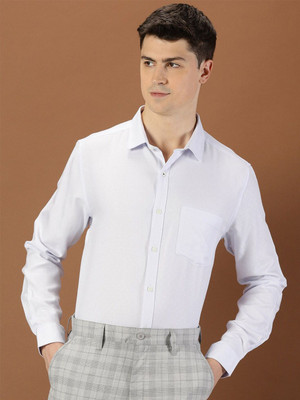 INVICTUS Men Solid Formal Blue Shirt