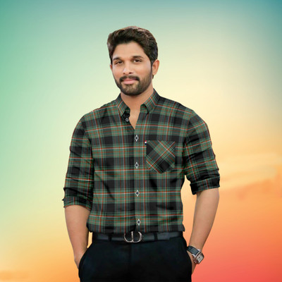 SHIV FASHION Men Embroidered Casual Multicolor Shirt