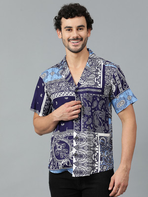 KOTTY Men Printed Casual Multicolor Shirt