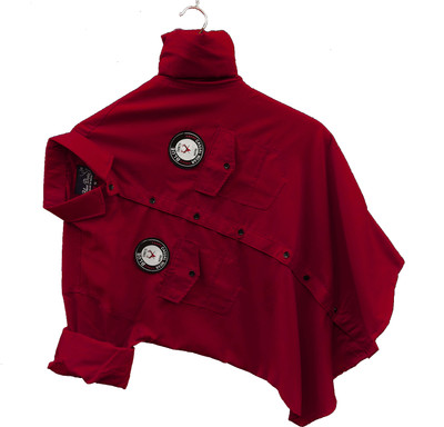 Lonexo Men Solid Casual Maroon Shirt