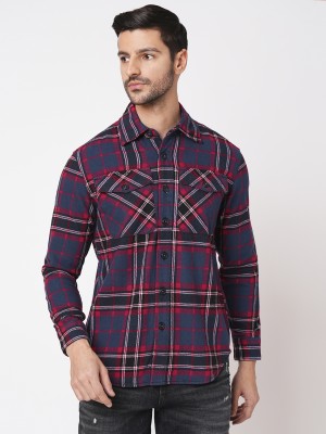 ROOKIES Men Checkered Casual Multicolor Shirt