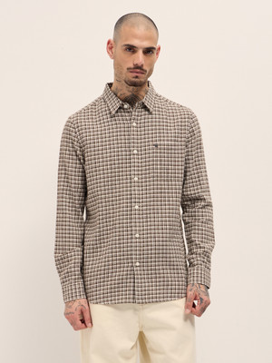 THE BEAR HOUSE Men Checkered Casual Multicolor Shirt