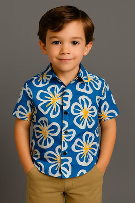 Janmangal Creation Boys Striped Casual Multicolor Shirt